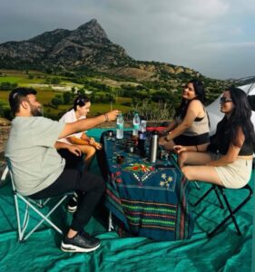 High Tea in Jawai hills – Sunset Views and Luxury Safari Experience